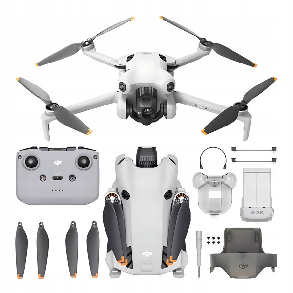 Dron DJI Mini 4 Pro RC-N2 10000 m 2590 mAh 34 min 4K Kontroler