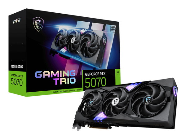 Karta graficzna MSI GeForce RTX 5070 Gaming Trio OC 12GB GDDR7 192bit DLSS