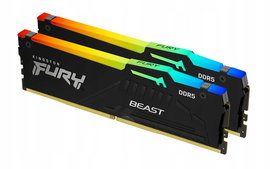 Pamięć RAM Kingston FURY Beast RGB DDR5 64GB (2 x 32GB) 6400 CL32 EXPO
