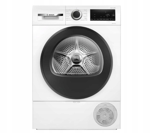 Suszarka do ubrań Bosch Serie 6 WQG243DEPL 61,3cm 9kg 63 dB Biały