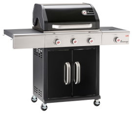 Grill gazowy na propan-butan Landmann TRITON PTS 3.1 3 Palniki 14 kW Czarny