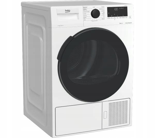 Suszarka do ubrań Beko DF7424RTDCX Slim 7kg Pompa Ciepła 64 dB Biały