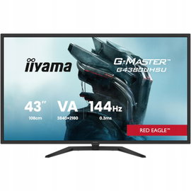 Monitor 4K 43 cale iiyama G-Master Red Eagle G4380UHSU-B2 VA 144Hz 0,3ms