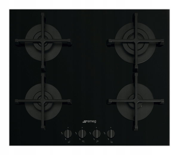 Płyta gazowa Smeg Selezione PV264B 60cm 4 palniki Czarny