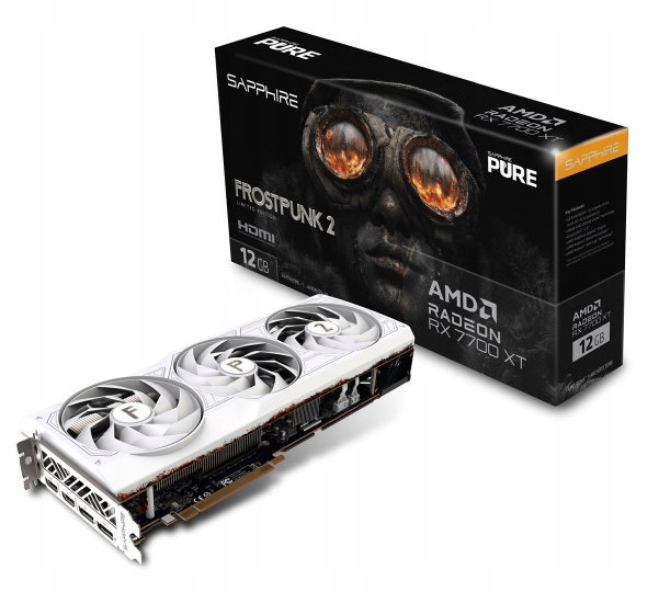 Karta graficzna Sapphire PULSE Radeon RX 7700 XT Frostpunk 2 Edition 12GB