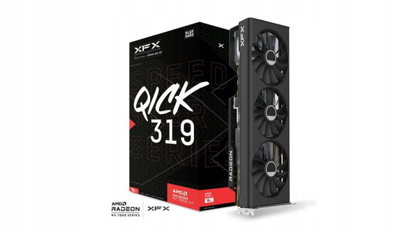 XFX Speedster QICK 319 Radeon RX 7800 XT Core Edition 16GB GDDR6 256bit