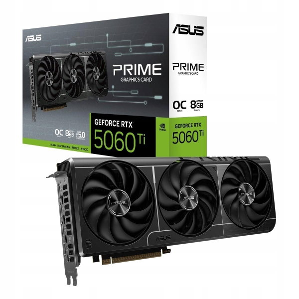 Karta graficzna ASUS PRIME GeForce RTX 5060 Ti OC Edition 8GB GDDR7 128bit