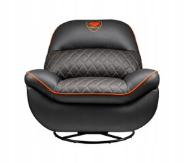 Sofa dla gracza Cougar OVERLORD Gamingowa do 150kg Skóra ECO Podnóżek