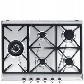 Płyta gazowa Smeg Classica SE775GH5 68,5cm 5 Palników Srebrny