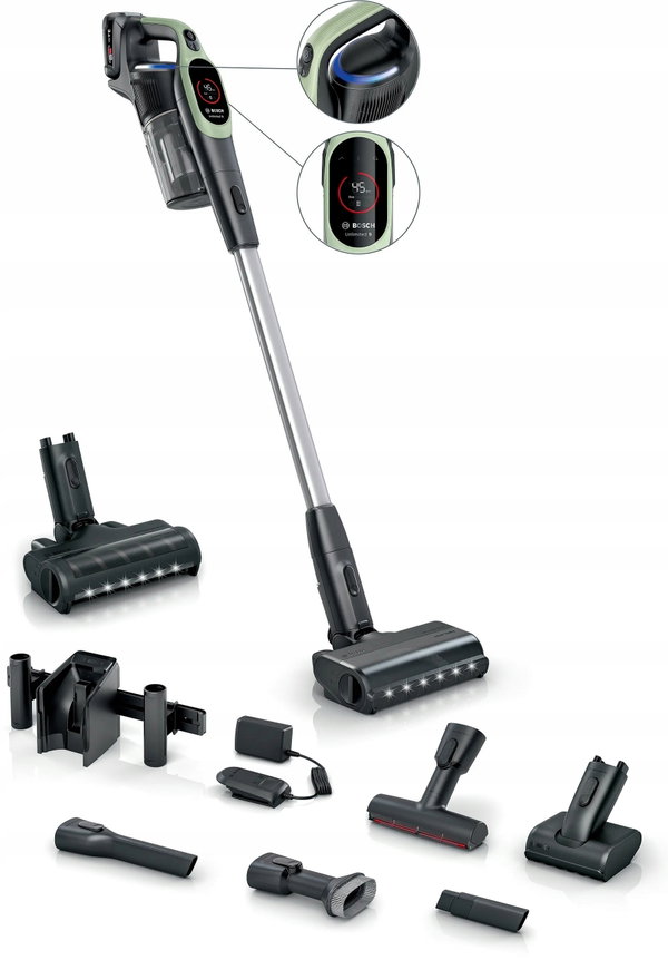 Odkurzacz pionowy Bosch Unlimited 9 BCS931TQC 60min Wymienny akumulator Min