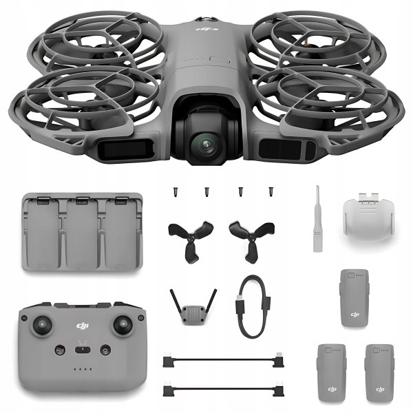 Dron DJI Neo 2 Fly More Combo Kontroler 4K 60fps ActiveTrack 3xbateria Hub