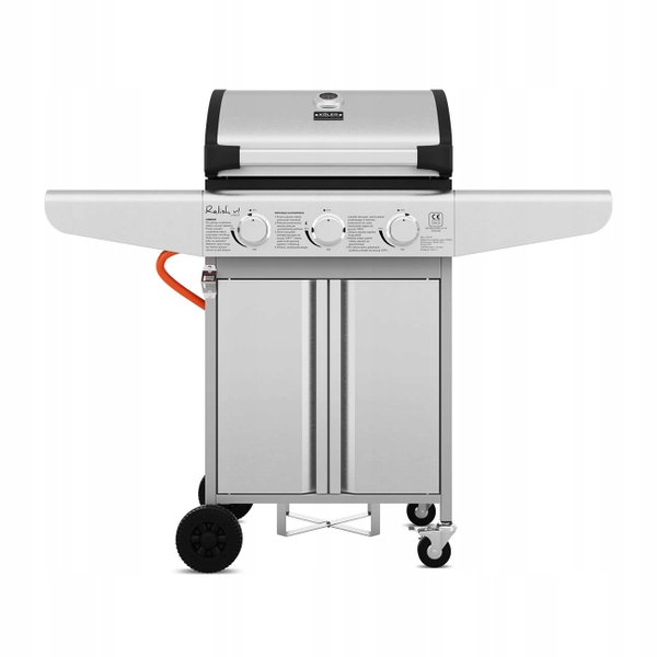 Grill gazowy Koler Relish v1 Compact 3 Palniki Srebrny