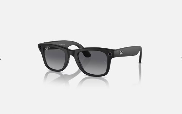 Okulary AR Ray-Ban Meta Wayfare AI 601ST350 Czarny mat