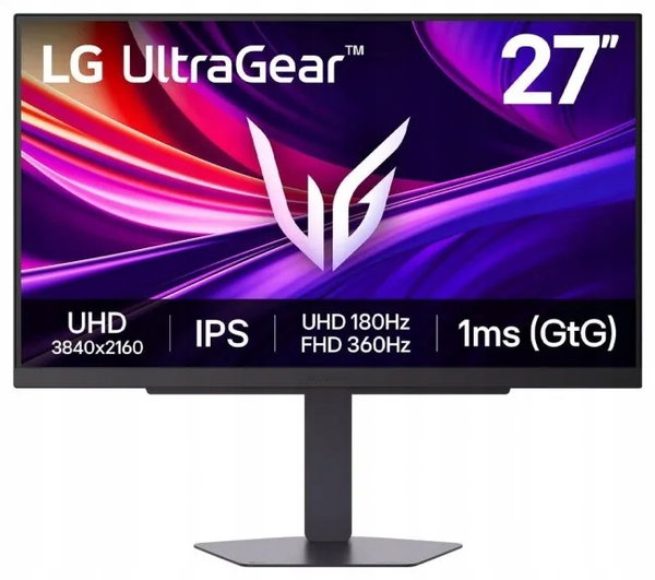Monitor 4K 27 cali LG UltraGear 27G810A-B IPS Dual Mode 180Hz/360Hz 1ms