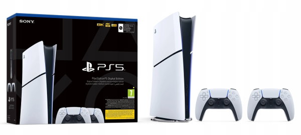 Konsola PlayStation 5 Digital Slim E 825GB + Dodatkowy Pad Bundle