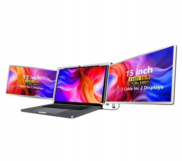 Monitor do laptopa Extralink Dual Screen S600 15'' Full HD IPS USB Typ C