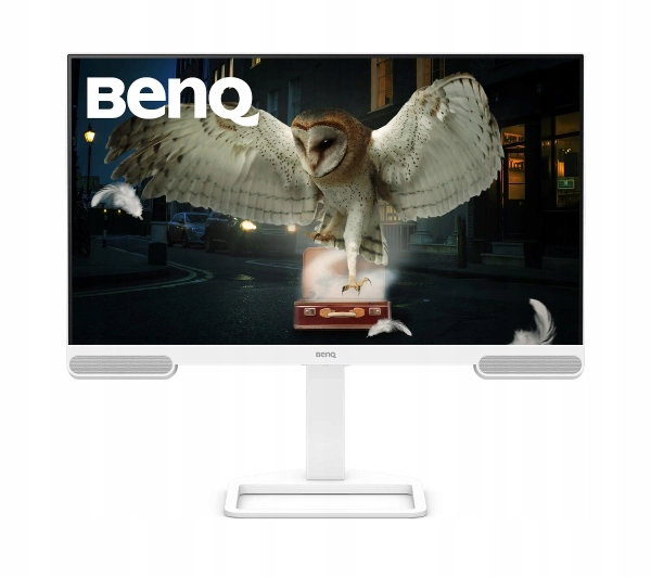 Biały Monitor 4K 27 cali BenQ EW2790U IPS 60Hz 5ms HDR10 PIVOT głośniki