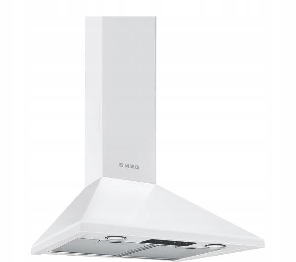 Okap kominowy Smeg KSED65BE 635 m3/h 67 dB Biały
