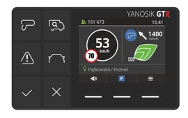 Antyradary Komunikator drogowy Yanosik GTR + 2 lata abonamentu
