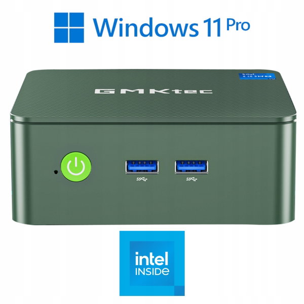 Komputer MiniPC GMKtec G3 Plus Intel N150 16GB 512GB SSD W11 Pro