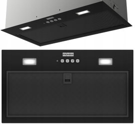 Okap wkład Franke Smart Flush Evo Basic FBFE BK A52 Czarny 750 m3/h 63 dB