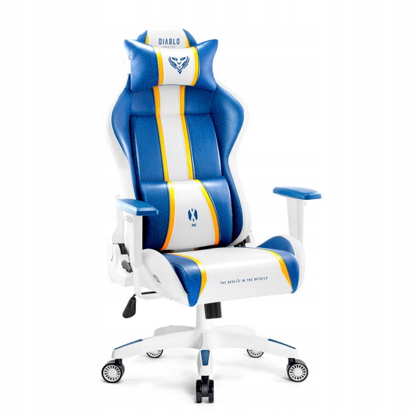 Fotel Diablo Chairs X-One 2.0 King Size do 160kg Skóra ECO Tkanina Gaming