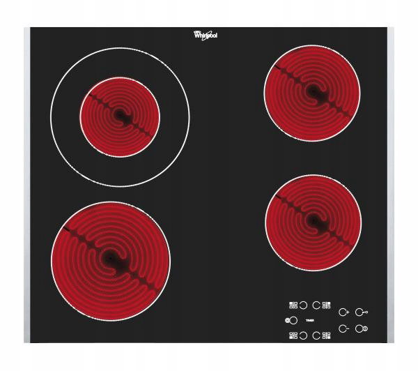 Płyta ceramiczna Whirlpool AKT 8130/BA 4 Pola Czarny