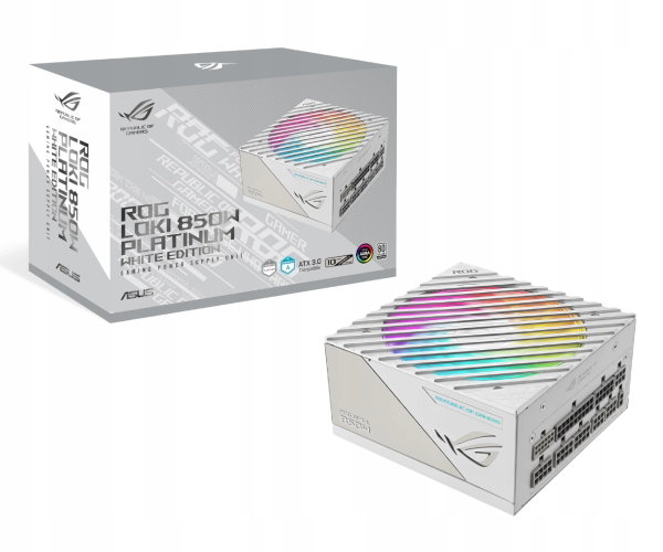 Zasilacz 850W ASUS ROG Loki SFX-L White Edition 80+ Platinum