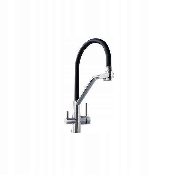 Bateria do filtrowania wody Globalo Olintio Black/Inox 1.1 Czarno-stalowy
