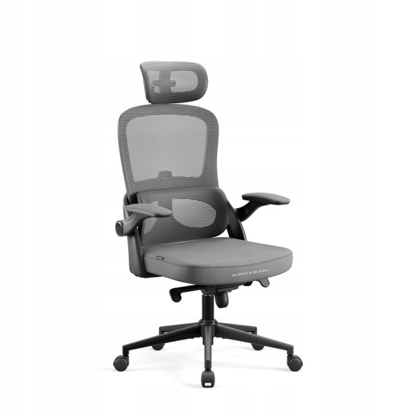 Fotel biurowy Diablo Chairs V-Light do 110kg Tkanina Szary