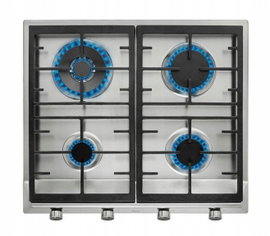 Płyta gazowa Teka EX 60.1 4G AI AL DR CI 58cm 4 Palniki Inox