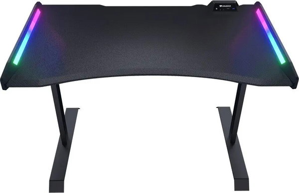 Biurko gamingowe Cougar Mars 120 Podświetlane 125 x 81 x 74 cm Czarne
