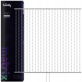 Kurtyna Dekoracja świetlna do wnętrza Twinkly Matrix 480 Regulacja jasności
