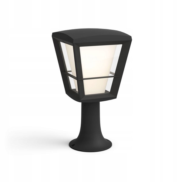 Zewnętrzna latarnia Philips Econic Hue Outdoor Pedestal Light Black