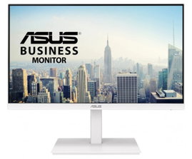 Biały Monitor 24 cale ASUS VA24EQSB-W FHD IPS