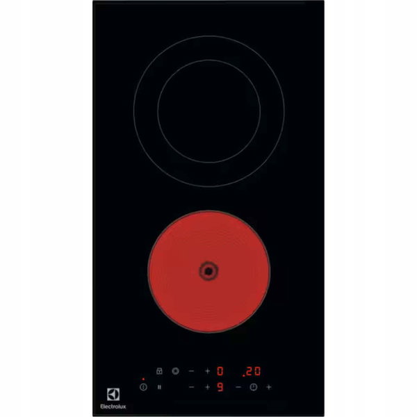Płyta ceramiczna Electrolux LHR3233CK 2 Pola ceramiczne Timer Czarna