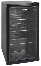 Witryna chłodnicza MPM 93-VT-08 83 cm Czarny