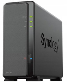 Dysk sieciowy Synology DS124 Serwer plików NAS jednozatokowy