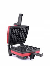 Gofrownica Dezal 301.7.1 LWN 1300W Nieprzywierająca powłoka Czerwona