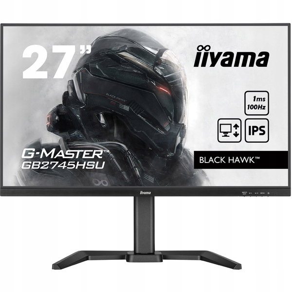Monitor iiyama G-Master Black Hawk GB2745HSU-B2 27'' FHD IPS 100Hz PIVOT