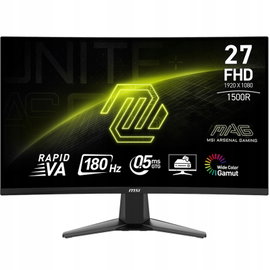 Zakrzywiony Monitor MSI MAG 27C6F 27'' FHD Rapid VA 180Hz 0,5ms AI Vision