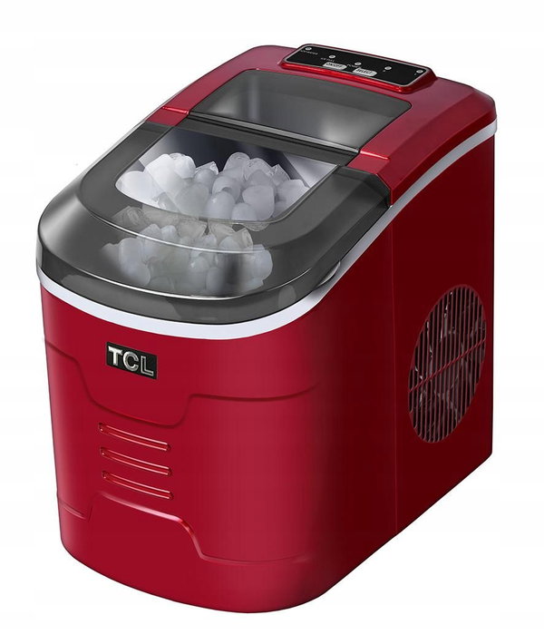 Kostkarka do lodu TCL ICE R9 15 kg/24h 2,2 litra Czerwona