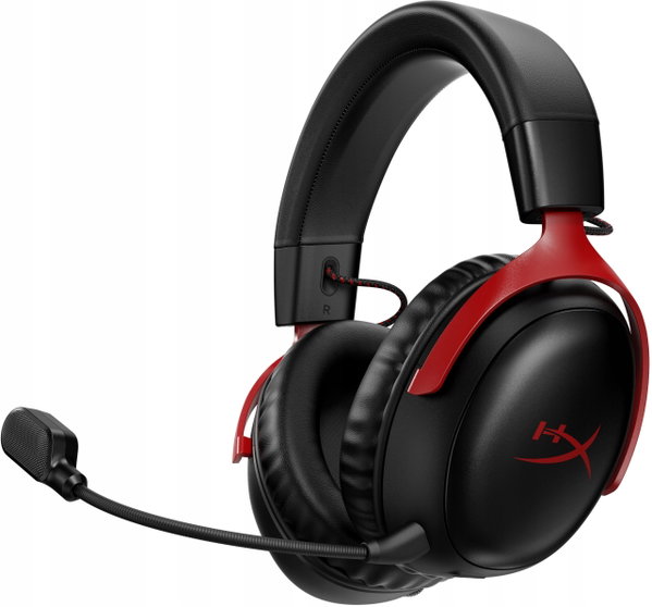 Słuchawki HyperX Cloud III Wireless Gaming Headset Czarno-Czerwone