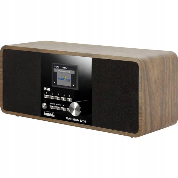 Radio Imperial DABMAN i200 FM DAB+ Internetowe Wi-Fi DLNA Spotify Drewno