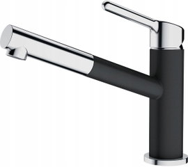 Bateria kuchenna stojąca Franke Orbit Pull-Out Chrom/Onyx Mosiądz