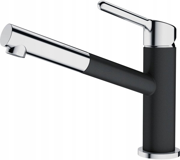 Bateria kuchenna stojąca Franke Orbit Pull-Out Chrom/Onyx Mosiądz