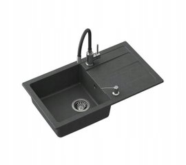 Zlew Quadron ZCM7744CZ3623500BL + Bateria Dozownik