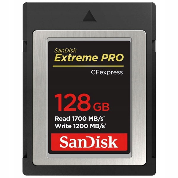 Karta pamięci SanDisk Exterme Pro Type B CFexpress 128GB 1700/1200 MB/s