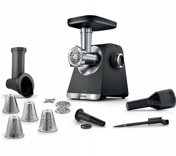 Maszynka do mięsa Bosch MultiPower Series 6 MFWS641B 2100W 3 sitka
