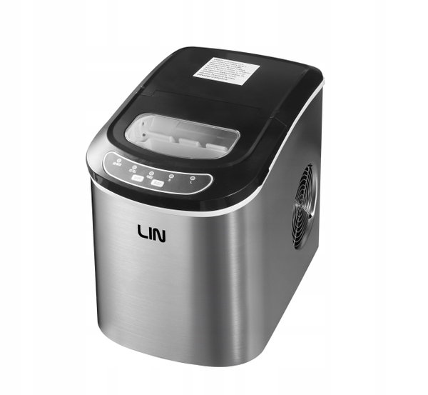 Kostkarka do lodu Lin ICE PRO-S12 100W 2,2L Srebrna 9 kostek na cykl